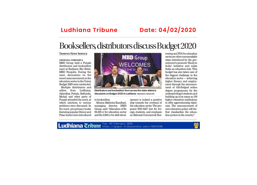 Booksellers, distributors discuss Budget 2020