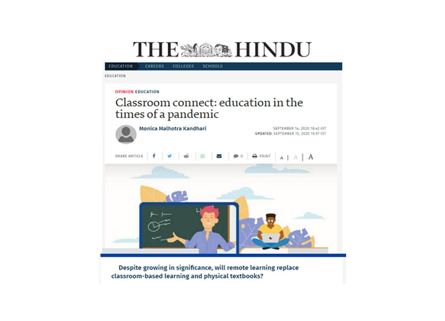Classroom connect: education in the times of a pandemic