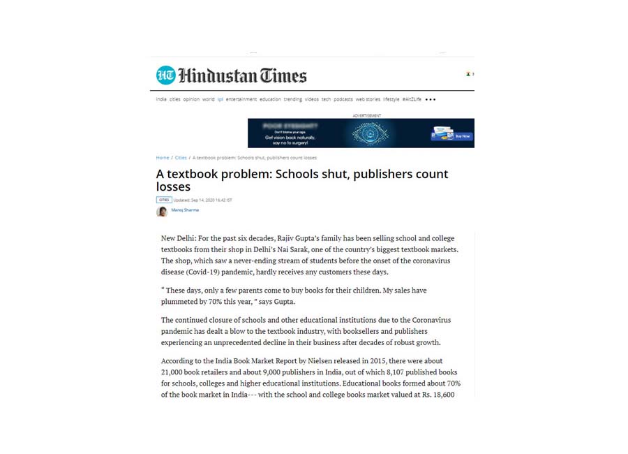 A textbook problem: Schools shut, publishers count losses
