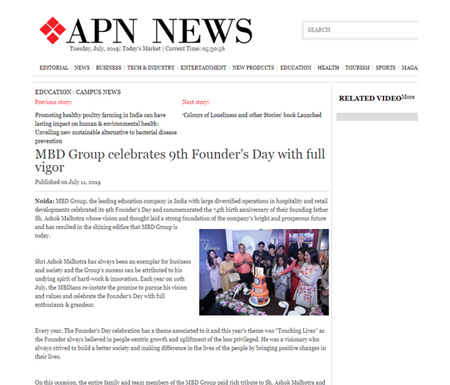 MBD Group celebrates 9th Founder’s Day with full vigor