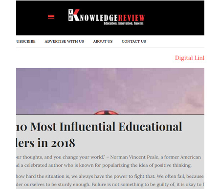 The 10 Most Influential Educational Leaders in 2018