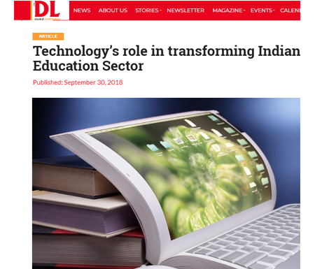 Technology’s role in transforming Indian Education Sector