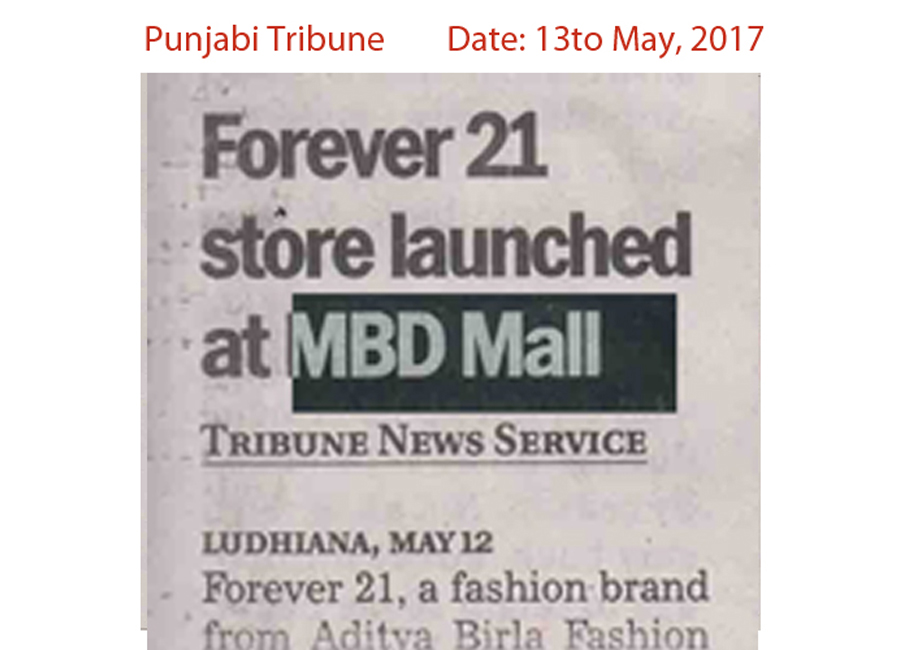 Forever 21 store launched at MBD Mall