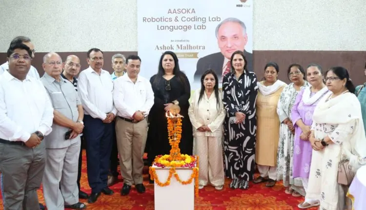 MBD Group to Re -imagine Learning Spaces with a New AASOKA Robotics & Coding Lab and Language Lab in Sain Dass Anglo Sanskrit Senior Secondary School